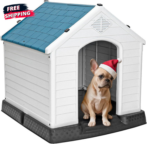 Plastic dog house - plastic, waterproof