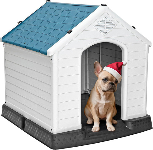 Plastic dog house - dog,